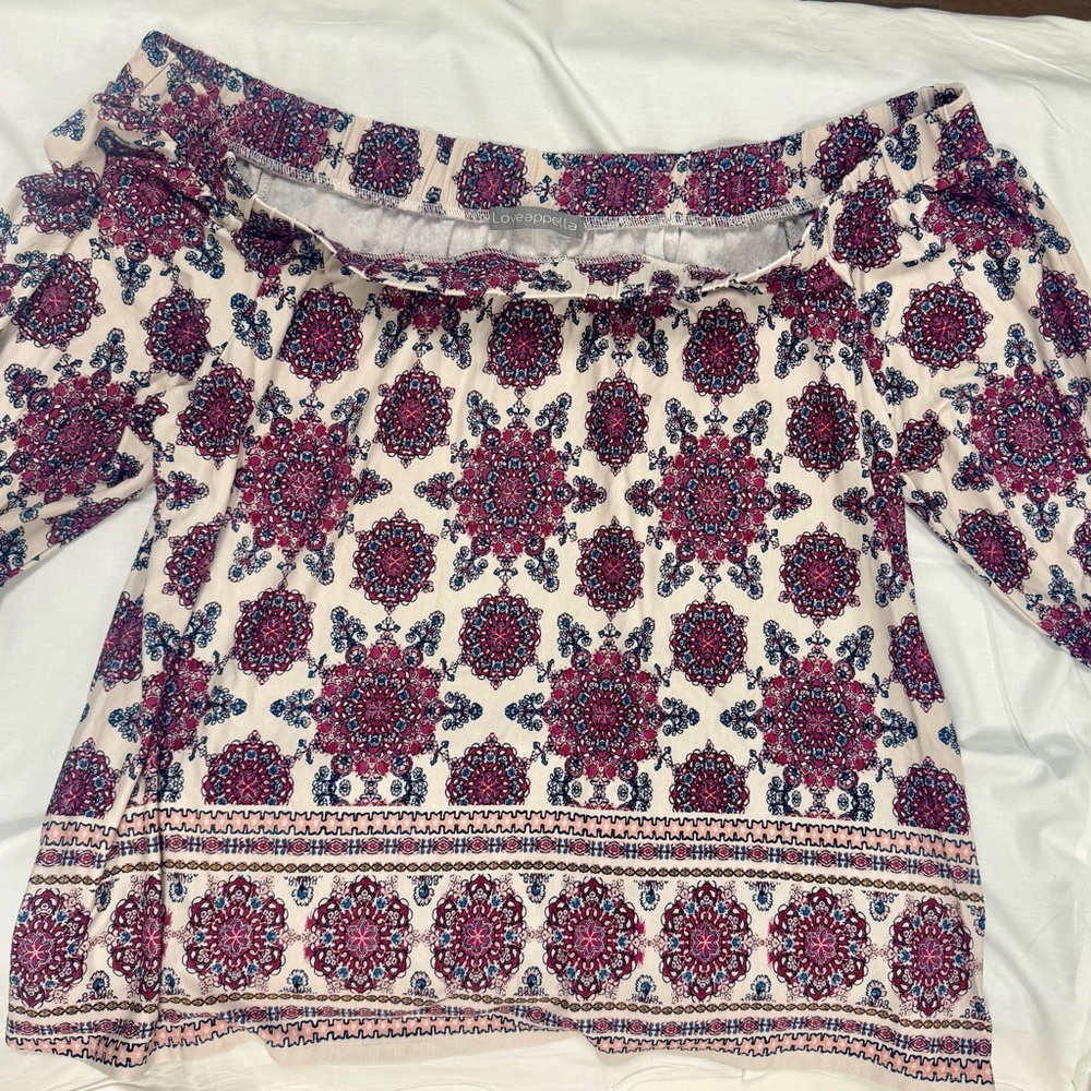 Floral Off-Shoulder Women's Top